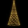 Weihnachtsbaum mit Metallstange 500 LEDs warmweiß 3 m von vidaXL, Weihnachtsbäume - Ref: Foro24-328623, Preis: 136,80 €, Raba...