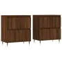 Sideboards 2 pieces oak brown plywood by vidaXL, Sideboards - Ref: Foro24-3190172, Price: 132,63 €, Discount: %