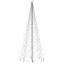 Christmas tree with metal pole 1400 warm white LEDs 5 m by vidaXL, Christmas trees - Ref: Foro24-328632, Price: 151,89 €, Dis...