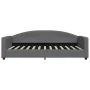 Dark gray fabric sofa bed 100x200 cm by vidaXL, Beds and slatted bases - Ref: Foro24-354117, Price: 224,16 €, Discount: %