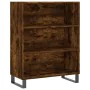 Tall smoked oak plywood sideboard 69.5x34x180 cm by vidaXL, Sideboards - Ref: Foro24-3196096, Price: 138,44 €, Discount: %