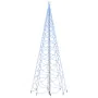 Weihnachtsbaum mit Metallstange 1400 LEDs blau 5 m von vidaXL, Weihnachtsbäume - Ref: Foro24-328636, Preis: 132,83 €, Rabatt: %