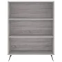 High sideboard sonoma gray plywood 69.5x34x180 cm by vidaXL, Sideboards - Ref: Foro24-3200047, Price: 118,53 €, Discount: %