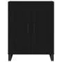 Hohes Sideboard Sperrholz schwarz 69,5x34x180 cm von vidaXL, Sideboards - Ref: Foro24-3189982, Preis: 154,54 €, Rabatt: %