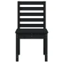 Garden chairs 2 pcs solid black pine wood 50x48x91.5 cm by vidaXL, Garden chairs - Ref: Foro24-824029, Price: 81,28 €, Discou...