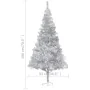 Künstlicher Weihnachtsbaum mit silbernem Ständer PET 180 cm von vidaXL, Weihnachtsbäume - Ref: Foro24-321013, Preis: 37,97 €,...