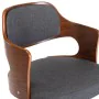 Bentwood and Gray Fabric Swivel Dining Chair by vidaXL, dining chairs - Ref: Foro24-287431, Price: 145,87 €, Discount: %