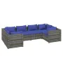 6-piece garden sofa set and gray synthetic rattan cushions by vidaXL, Garden sets - Ref: Foro24-3101942, Price: 477,39 €, Dis...