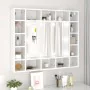 Furniture with mirror and bright white LED 91x15x76.5 cm by vidaXL, bathroom vanities - Ref: Foro24-808870, Price: 99,11 €, D...