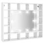 Furniture with mirror and bright white LED 91x15x76.5 cm by vidaXL, bathroom vanities - Ref: Foro24-808870, Price: 99,11 €, D...