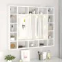 Furniture with mirror and bright white LED 91x15x76.5 cm by vidaXL, bathroom vanities - Ref: Foro24-808870, Price: 99,11 €, D...