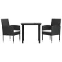 3-piece garden dining set made of synthetic rattan and steel by vidaXL, Garden sets - Ref: Foro24-3203312, Price: 200,82 €, D...