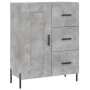 Concrete gray plywood tall sideboard 69.5x34x180 cm by vidaXL, Sideboards - Ref: Foro24-3198669, Price: 187,84 €, Discount: %