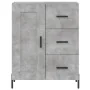 Concrete gray plywood tall sideboard 69.5x34x180 cm by vidaXL, Sideboards - Ref: Foro24-3198669, Price: 187,84 €, Discount: %