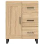 Hohes Sideboard aus eichenfarbenem Sperrholz, 69,5 x 34 x 180 cm von vidaXL, Sideboards - Ref: Foro24-3190048, Preis: 151,01 ...