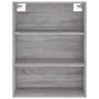 Aparador alto madera contrachapada gris sonoma 69,5x34x180 cm de vidaXL, Aparadores - Ref: Foro24-3190011, Precio: 143,39 €, ...