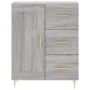 Aparador alto madera contrachapada gris sonoma 69,5x34x180 cm de vidaXL, Aparadores - Ref: Foro24-3190011, Precio: 143,39 €, ...