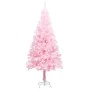 Künstlicher Weihnachtsbaum mit LEDs und rosa PVC-Stütze 240 cm von vidaXL, Weihnachtsbäume - Ref: Foro24-3077415, Preis: 81,4...