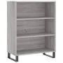 Aparador alto madera contrachapada gris sonoma 69,5x34x180 cm de vidaXL, Aparadores - Ref: Foro24-3200095, Precio: 130,74 €, ...