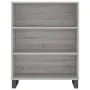 Aparador alto madera contrachapada gris sonoma 69,5x34x180 cm de vidaXL, Aparadores - Ref: Foro24-3200095, Precio: 130,74 €, ...