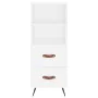 Tall white plywood sideboard 34.5x34x180 cm by vidaXL, Sideboards - Ref: Foro24-3189733, Price: 98,75 €, Discount: %