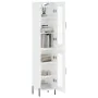 High glossy white plywood sideboard 34.5x34x180 cm by vidaXL, Sideboards - Ref: Foro24-3199435, Price: 114,37 €, Discount: %