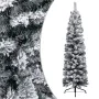 Slim Christmas tree with snow PVC green 150 cm by vidaXL, Christmas trees - Ref: Foro24-3077755, Price: 55,19 €, Discount: %