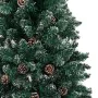 Schlanker Weihnachtsbaum aus Echtholz und grünem Schnee 210 cm von vidaXL, Weihnachtsbäume - Ref: Foro24-3077764, Preis: 80,1...