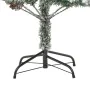 Weihnachtsbaum mit Schnee, LED-Lichtern und Tannenzapfen aus PVC und PE 225 cm von vidaXL, Weihnachtsbäume - Ref: Foro24-3094...