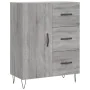 High sideboard sonoma gray plywood 69.5x34x180 cm by vidaXL, Sideboards - Ref: Foro24-3189443, Price: 149,69 €, Discount: %