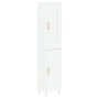 Aparador alto madera contrachapada blanco 34,5x34x180 cm de vidaXL, Aparadores - Ref: Foro24-3200121, Precio: 103,09 €, Descu...