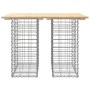 Gabion design garden bench solid pine wood 100x70x72 cm by vidaXL, garden benches - Ref: Foro24-834362, Price: 74,75 €, Disco...