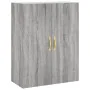 High sideboard sonoma gray plywood 69.5x34x180 cm by vidaXL, Sideboards - Ref: Foro24-3195833, Price: 161,04 €, Discount: %