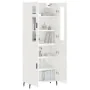 High glossy white plywood sideboard 69.5x34x180 cm by vidaXL, Sideboards - Ref: Foro24-3198227, Price: 185,61 €, Discount: %