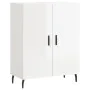 High glossy white plywood sideboard 69.5x34x180 cm by vidaXL, Sideboards - Ref: Foro24-3198227, Price: 185,61 €, Discount: %