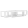 Cube wall shelf 6 units glossy white plywood 60x15x23cm by vidaXL, Shelves and shelves - Ref: Foro24-807153, Price: 59,65 €, ...