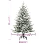 Christmas tree with LED, balls and snow PVC&PE 120 cm by vidaXL, Christmas trees - Ref: Foro24-3077879, Price: 113,91 €, Disc...