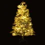 Christmas tree with snow, LED lights and pine cones PVC and PE 150 cm by vidaXL, Christmas trees - Ref: Foro24-3094560, Price...