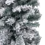 Slim Christmas tree with LEDs and snow PVC green 180 cm by vidaXL, Christmas trees - Ref: Foro24-3077756, Price: 63,09 €, Dis...