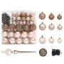 Pre-lit Christmas tree with lights and pink balls 210 cm by vidaXL, Christmas trees - Ref: Foro24-3077586, Price: 118,73 €, D...