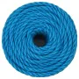 Blue polypropylene work rope 12 mm 50 m by vidaXL, Ropes and metal cords - Ref: Foro24-152978, Price: 27,55 €, Discount: %